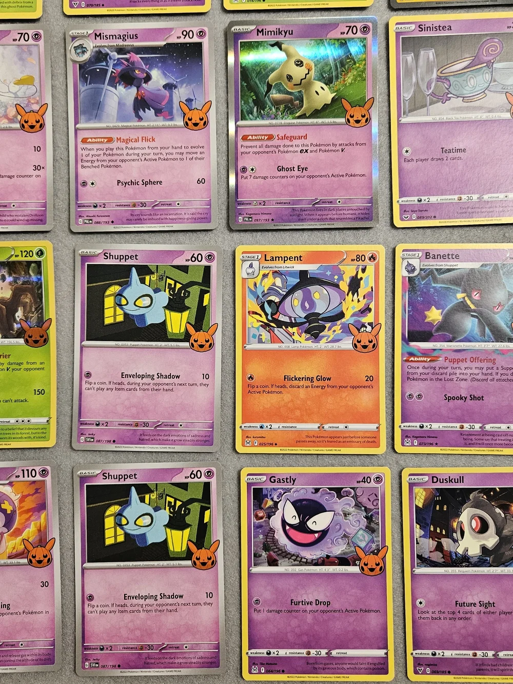 Pokemon Trick or Trade Halloween Complete 30 Card Set